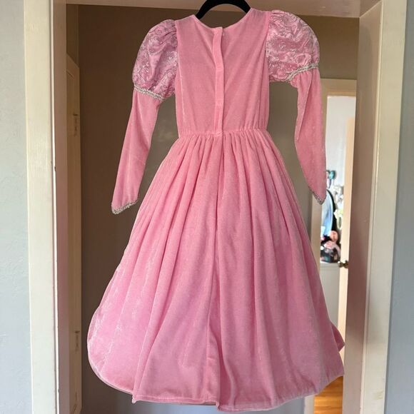 Pink Princess Dress with Pearl Accents - Picture 10 of 13
